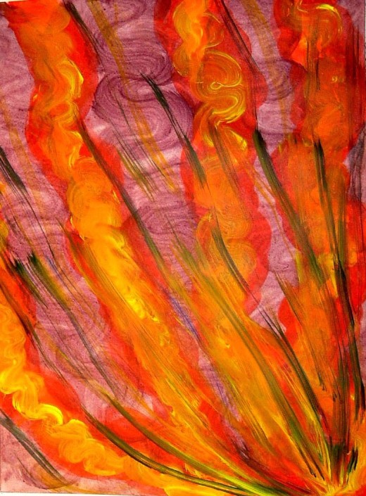 Fingers of Fire - I used this for the cover of my book  "TISSUE OF LIES"